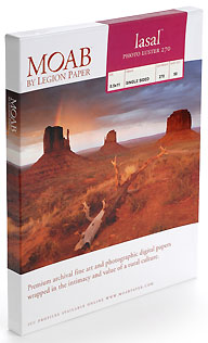 13" x 19" (A3+) Moab Lasal Photo Lustre 270gsm (True Archival, pH Neutral) - 50 Sheets