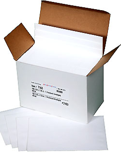 Red River White Premium Envelopes 5.25" x 7.25" (250) to match 7x10 cards