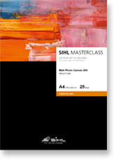 A4 SIHL MASTERCLASS Matt Photo Canvas 400 (4851), 25 Sheets