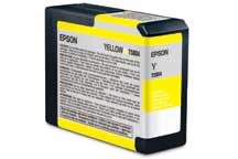 Epson Yellow 80ml ink Cartridge for  Epson 3800 / 3880 (T580400)   *** These are Genuine Epson inks ***